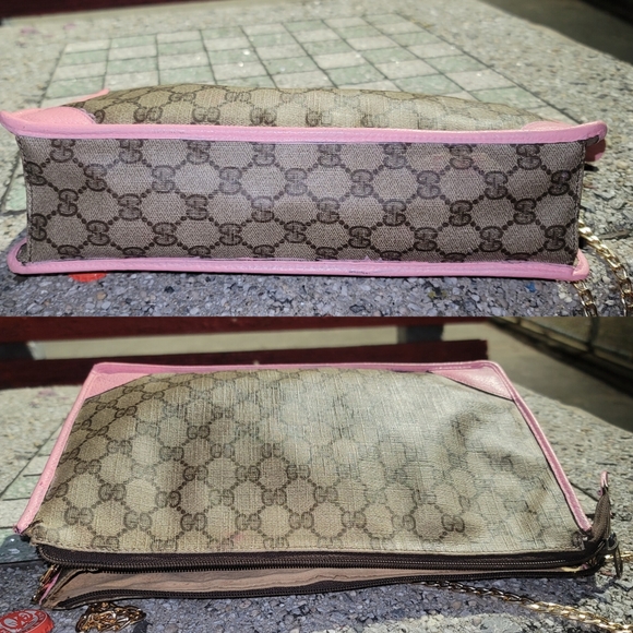 Gucci GG Supreme Interlocking  Clutch  Toiletry Crossbody Bag Authentic Vintage - Picture 6 of 16